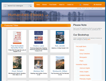 Tablet Screenshot of humanities-ebooks.co.uk